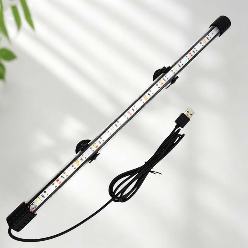 Aquarium Marine Lights - ไฟ LED แถบสำหรับตู้ปลา แบบ USB แสงเต็มสเปกตรัม