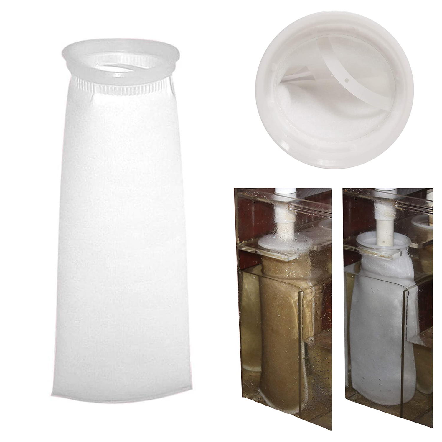 Reef Tank Filter - Aquarium ถุงเท้ากรองถุงถังปลา Felt ถุงกรองสําหรับ Aquarium Reef