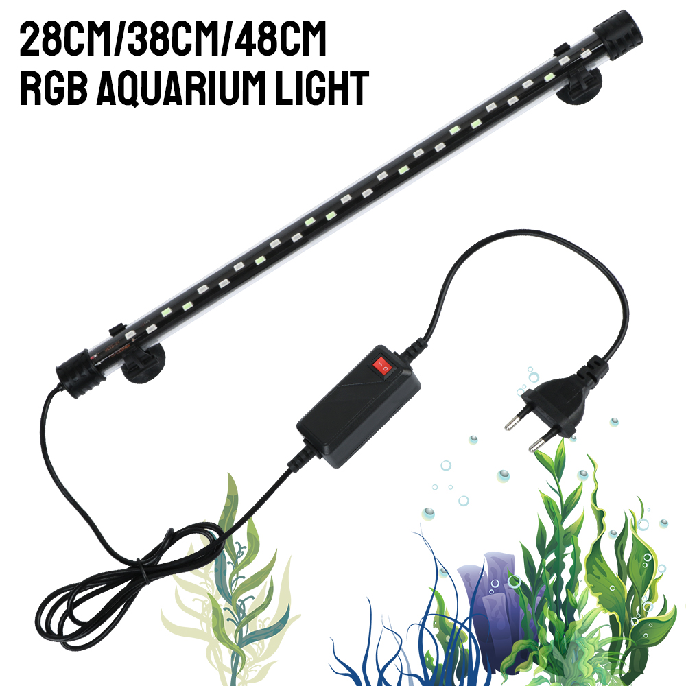 Aquarium Marine Lights - หลอดไฟใต้น้ำสำหรับตู้ปลาแบบ RGB 90 ~ 260V หลอดไฟ