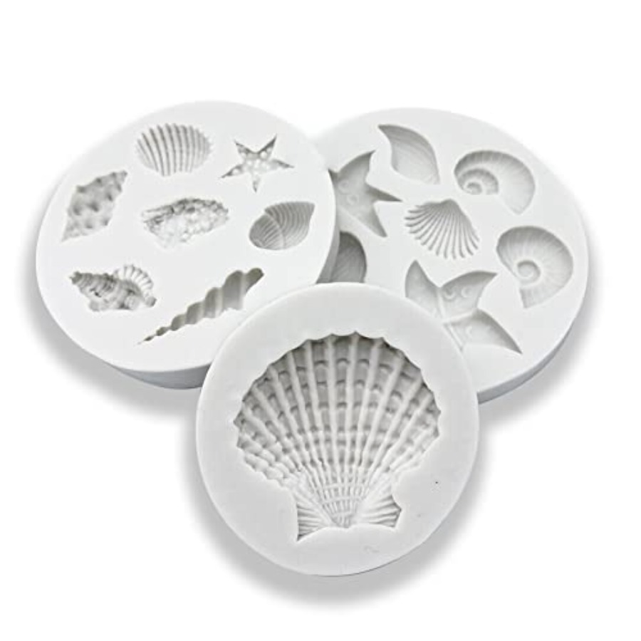 แม่พิมพ์ซิลิโคนลายทะเล 3 ชิ้น  - Marine Coral บทวิจารณ์และราคา