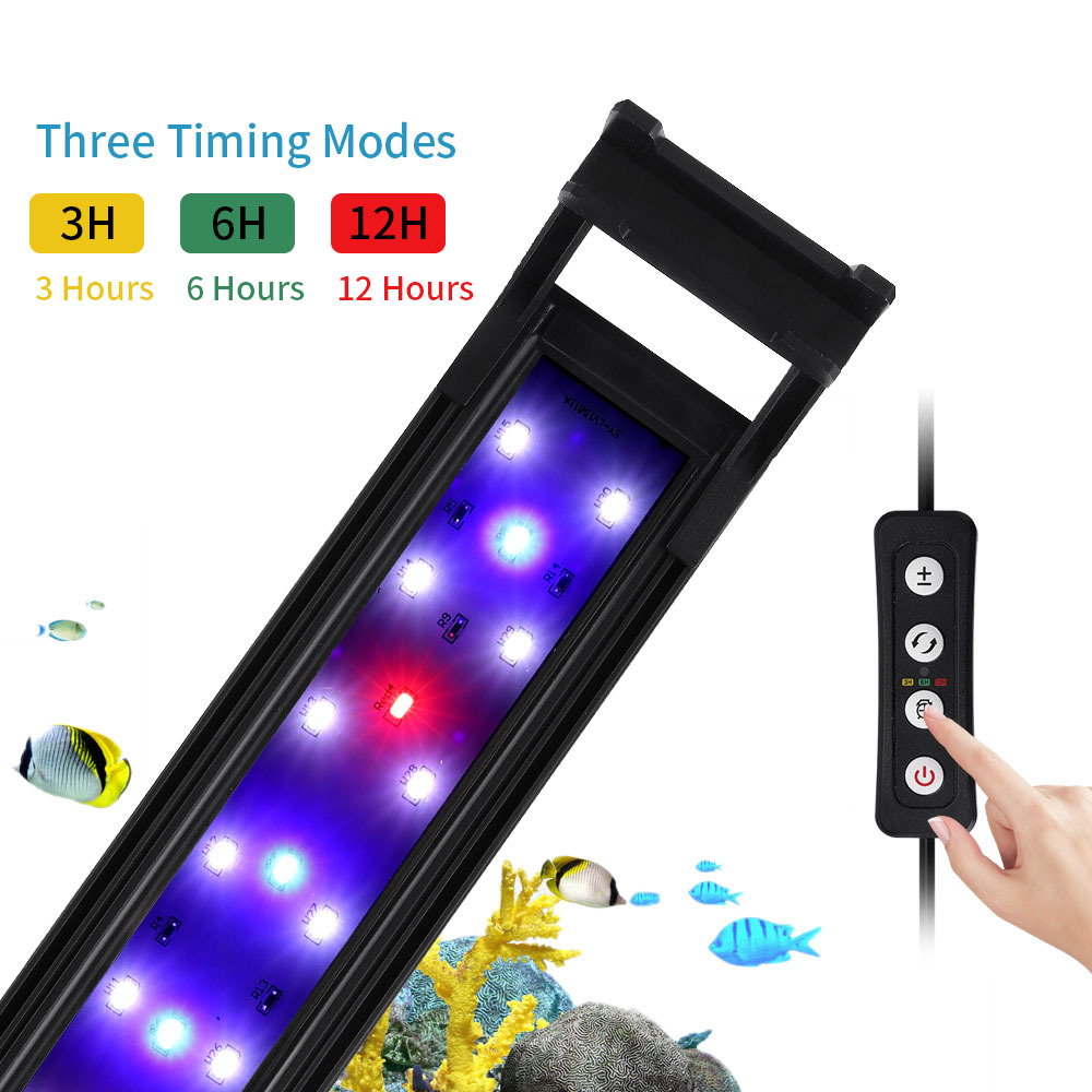 ความสว่างที่ปรับได้ของไฟติดตู้ - Reef Lighting บทวิจารณ์และราคา