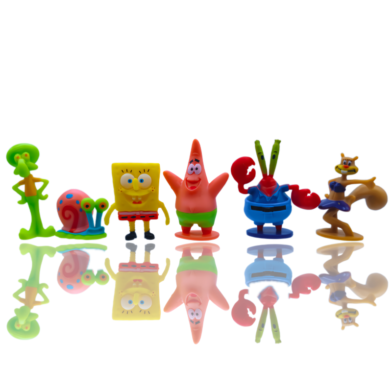 ของตกแต่งตู้ปลาสpongebob 6 ชิ้ - Ocean Aquarium บทวิจารณ์และราคา