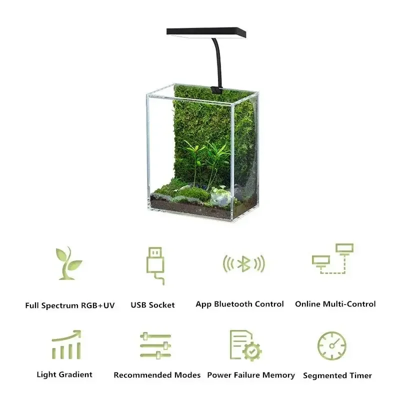 WEEK AQUA Mag Pro USB ไฟนาโนสำ - Aquarium Marine Lights บทวิจารณ์และราคา
