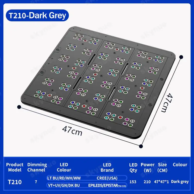 ไฟ TLF KASSRAY T210 210W แบบแผ - Marine Coral บทวิจารณ์และราคา